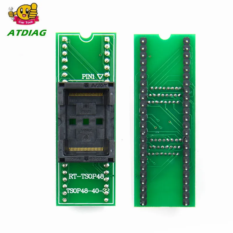 Top Quality TSOP48 to DIP48 adapter,TSOP48 test socket 0.5mm Pitch for RT809F RT809H & for XELTEK USB Programmer
Top Quality TSOP48 to DIP48 adapter,TSOP48 test socket 0.5mm Pitch for RT809F RT809H & for XELTEK USB Programmer