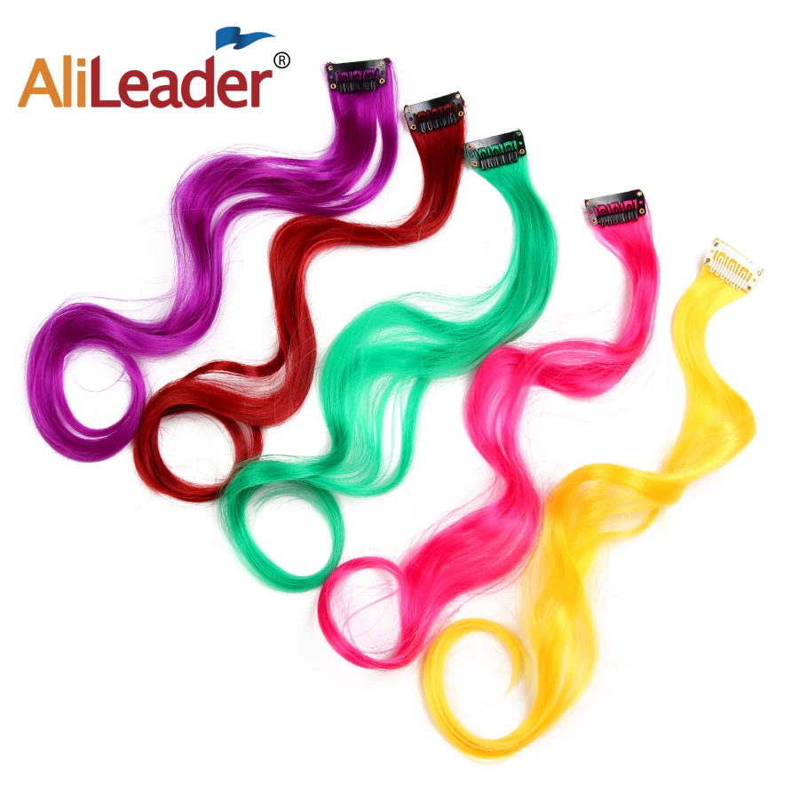 Alileader Clip-in One Piece for Ombre Hair Extensions 18" Pure Color Long Synthetic Hair Colorful Cosplay Hair Extension
Alileader Clip-in One Piece for Ombre Hair Extensions 18" Pure Color Long Synthetic Hair Colorful Cosplay Hair Extension