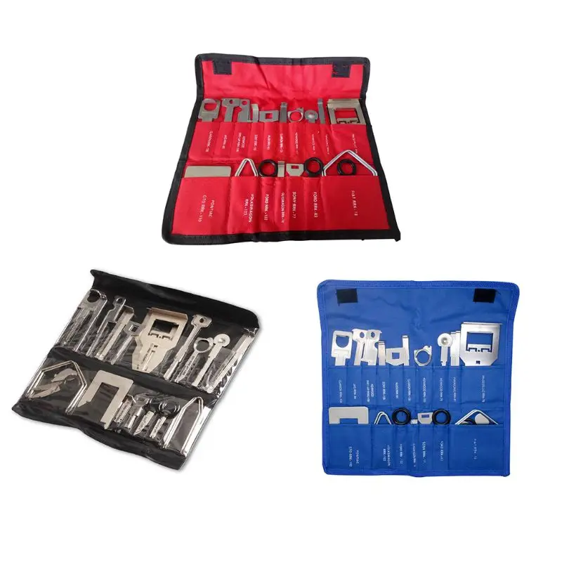 38Pcs/Set Vehicle Car Stereo Radio Release Removal Tools Key Kit with Bag Tool Fit for Benz Ford Audi
38Pcs/Set Vehicle Car Stereo Radio Release Removal Tools Key Kit with Bag Tool Fit for Benz Ford Audi