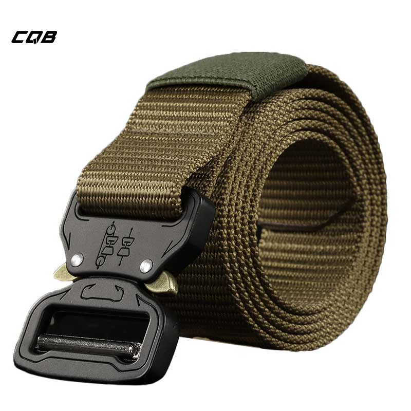 CQB Outdoor Sports Tactical Military Men Belt Wear-resisting Non-slip Breathable Quick Dry Nylon Webbing Heavy Duty Belt
CQB Outdoor Sports Tactical Military Men Belt Wear-resisting Non-slip Breathable Quick Dry Nylon Webbing Heavy Duty Belt