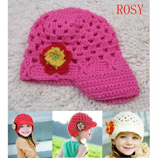 Lovely Wool Handmade Crochet Hat Children Girls Princess Flowers Photography Props Caps for 1M-2Y Kids Photo
Lovely Wool Handmade Crochet Hat Children Girls Princess Flowers Photography Props Caps for 1M-2Y Kids Photo