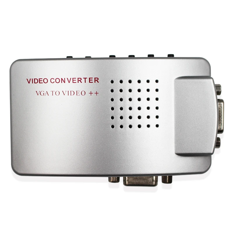 VGA to AV RCA Signal Adapter Converter Video Switch Box Supports NTSC PAL for Computer Laptop PC
VGA to AV RCA Signal Adapter Converter Video Switch Box Supports NTSC PAL for Computer Laptop PC