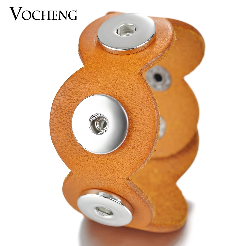 Vocheng 3-Snap Button Charms 2 Colors Leather Bangle 18mm Interchangeable Jewelry NN-491 Snap
Vocheng 3-Snap Button Charms 2 Colors Leather Bangle 18mm Interchangeable Jewelry NN-491 Snap