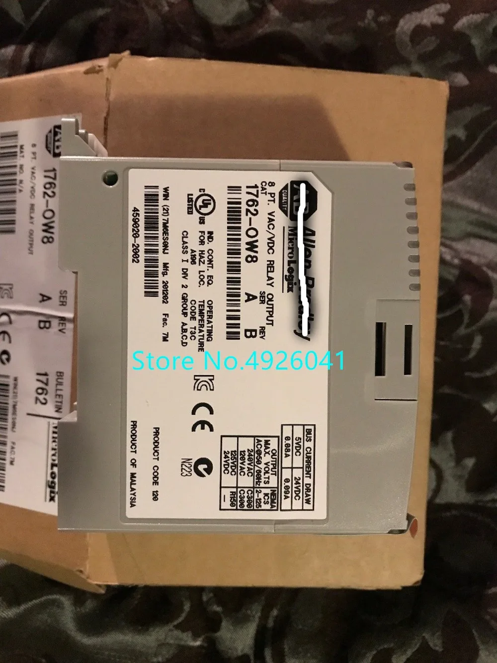 1762-OW8 1762-0W8 1762OW8 AB микрологикс 8-точечный релейный выходной модуль | Строительство и