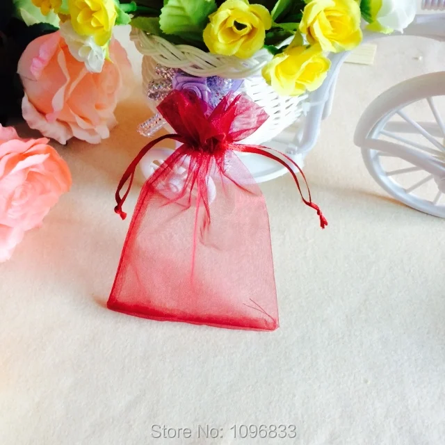 9x12cm, Dark red Gift Packing Bags, Organza Bag, Small Gauze Bag, Bolsita de Organza, Jewelry Bags, 100pcs/Lot
9x12cm, Dark red Gift Packing Bags, Organza Bag, Small Gauze Bag, Bolsita de Organza, Jewelry Bags, 100pcs/Lot