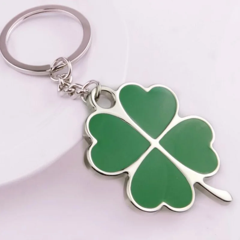5 pcs New Fashion Creative Beautiful Alloy Green Lucky Clover Key Chain Jewelry Key holder hangings Key Ring creative
5 pcs New Fashion Creative Beautiful Alloy Green Lucky Clover Key Chain Jewelry Key holder hangings Key Ring creative