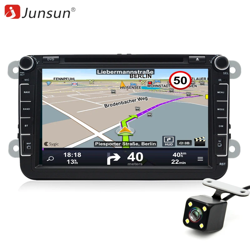 Фото Junsun T38 Android 7 1 2 Din dvd радио плеер для VW POLO GOLF 5 6 PASSAT CC TOURAN Caddy jetta Skoda с gps Bluetooth|car player|din car