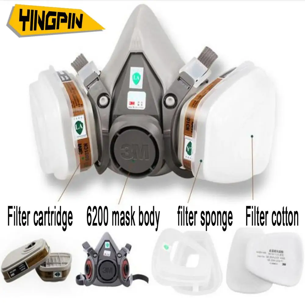 10-200pcs Original authentic 3M6200 gas mask 7 piece set 3M620P anti-chemical chemical gas mask spray paint mask
10-200pcs Original authentic 3M6200 gas mask 7 piece set 3M620P anti-chemical chemical gas mask spray paint mask
