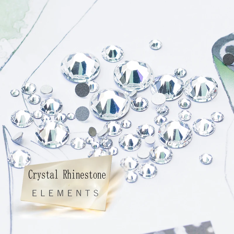 YANRUO Rhinestones SS3-SS40 All Sizes 3D Nail Art Decorations Costura Crystal Clear Strass Crystal Non Hotfix Rhinestones
YANRUO Rhinestones SS3-SS40 All Sizes 3D Nail Art Decorations Costura Crystal Clear Strass Crystal Non Hotfix Rhinestones