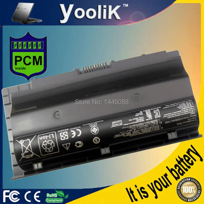Новый 5200 мАч аккумулятор для ноутбука Asus G75VW G75 G75VX G75V 3D A42 G75VM DS73 FS71 FS72|Аккумуляторы
