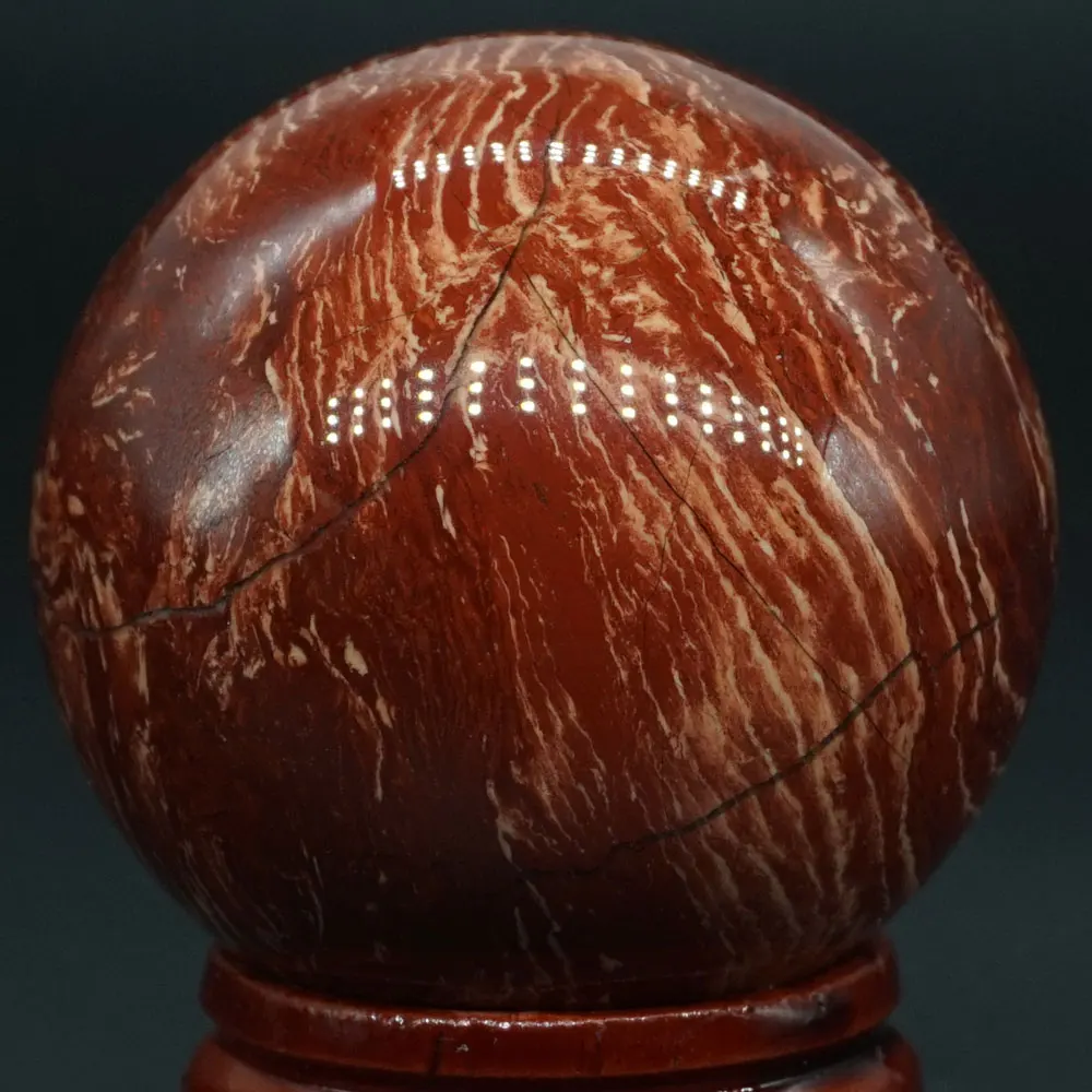 40MM Natural Gemstone Banded Jasper Sphere Crystal Ball Reiki Healing Globe Home Decor
40MM Natural Gemstone Banded Jasper Sphere Crystal Ball Reiki Healing Globe Home Decor