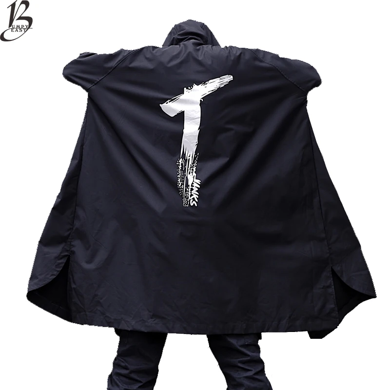 Для мужчин Тренч с длинным рукавом JacketsAutumn Головные уборы капюшоном