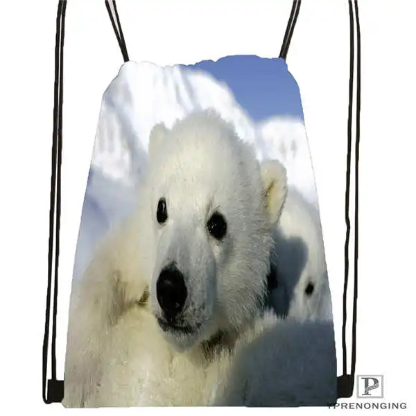 Изготовленный На Заказ Рюкзак polar-bear-cubs на шнурке сумка милый детский рюкзак