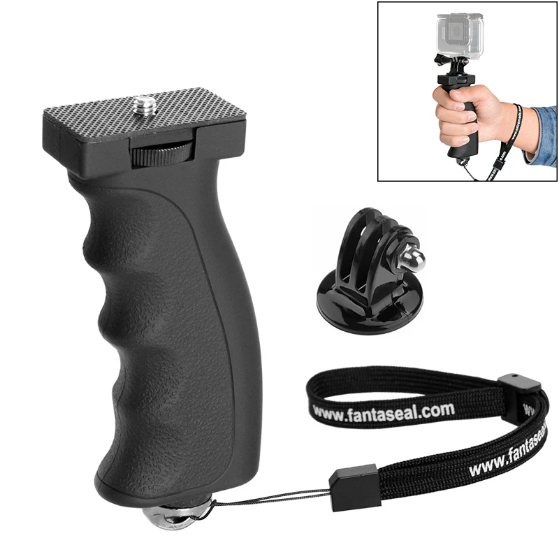 Fantaseal Ergonomic Pistol Handle Action Camera Hand Grip Mount for GoPro Xiaomi Yi 4K 4K+ SJCAM Eken H9R H9 Stabilizer Holder
Fantaseal Ergonomic Pistol Handle Action Camera Hand Grip Mount for GoPro Xiaomi Yi 4K 4K+ SJCAM Eken H9R H9 Stabilizer Holder