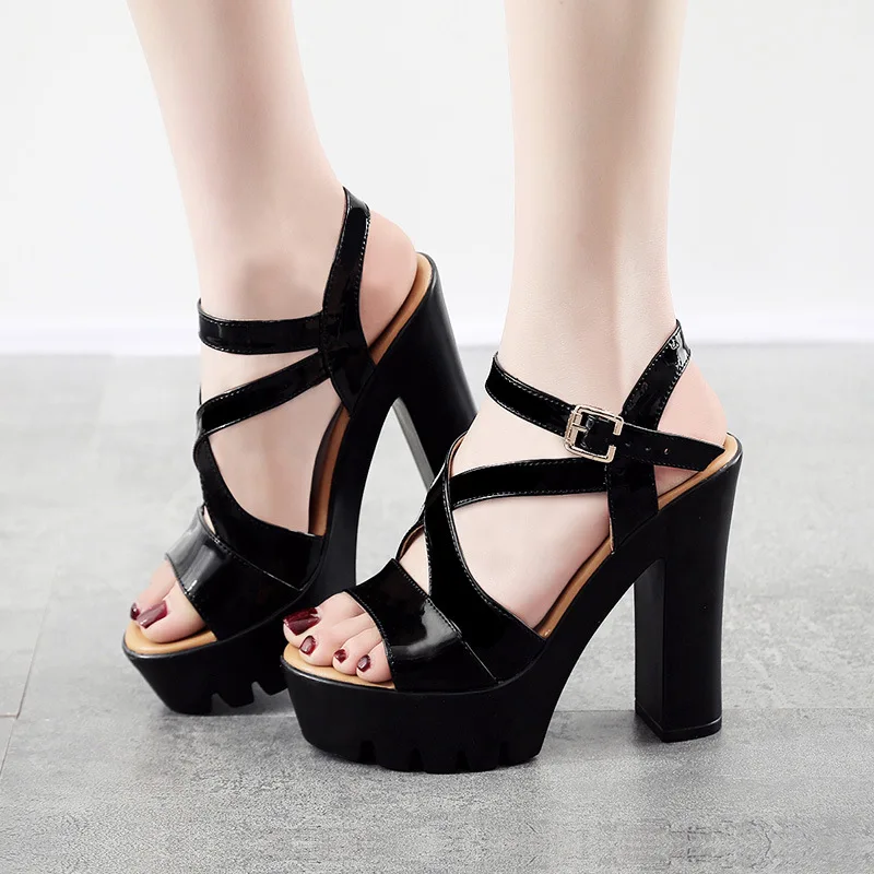 Big Size 32-43 Block Heel Gladiator Sandals Women Shoes Summer 2022 Open Head High Heels Patent Leather Sandals Wedding Shoe
Big Size 32-43 Block Heel Gladiator Sandals Women Shoes Summer 2022 Open Head High Heels Patent Leather Sandals Wedding Shoe