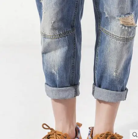 Male personality hole denim ankle length trousers set personalized vintage jumpsuit overalls
Male personality hole denim ankle length trousers set personalized vintage jumpsuit overalls