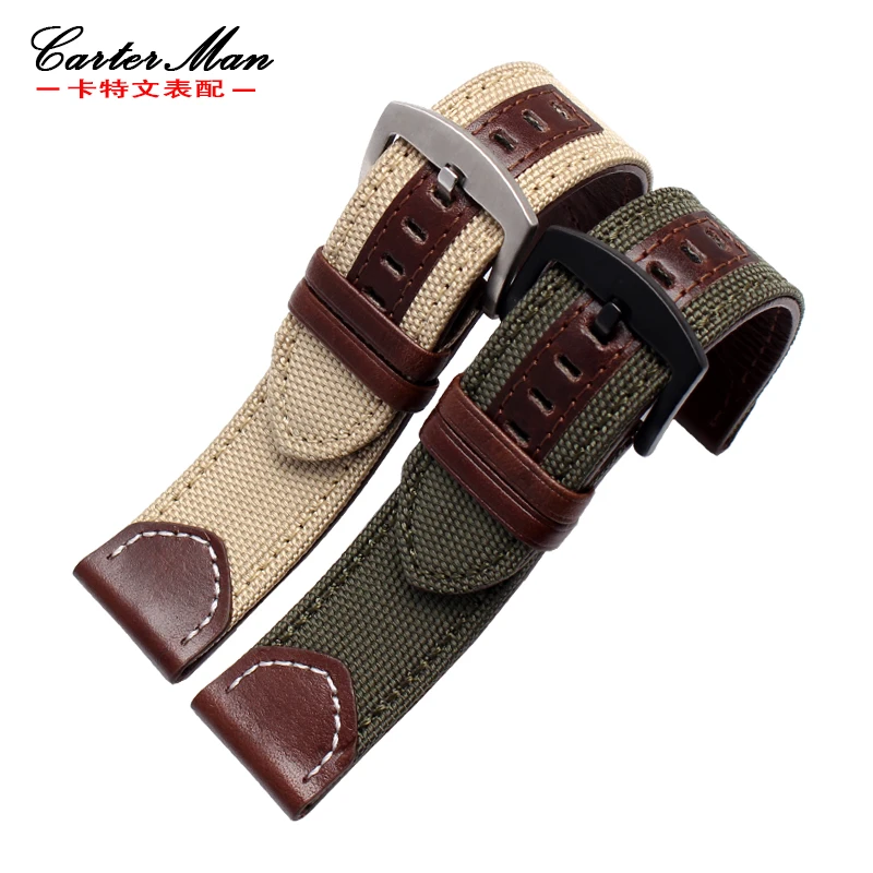 High quality watchband Canvas 20mm 22mm 24mm nylon strap with stainless steel buckle General style bracelet
High quality watchband Canvas 20mm 22mm 24mm nylon strap with stainless steel buckle General style bracelet