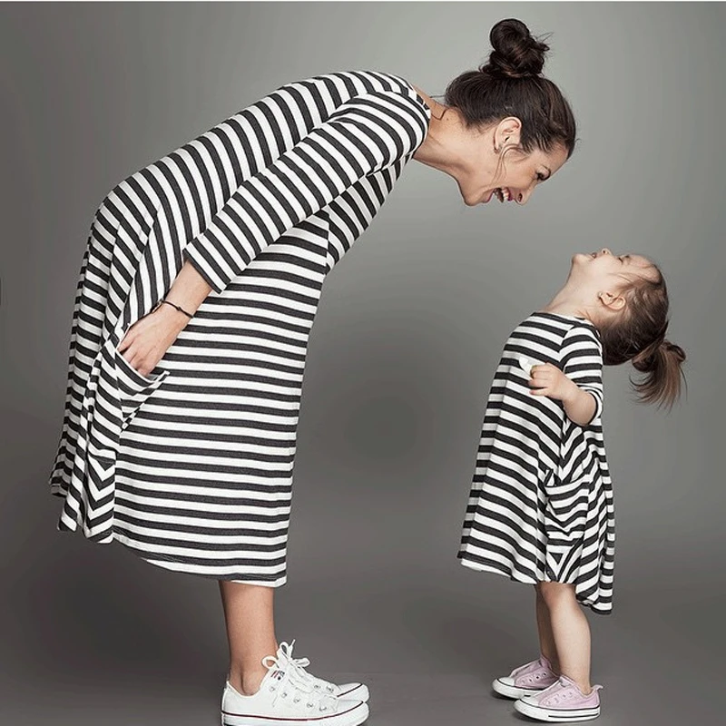 Spring autumn mother daughter dresses cotton stripe long sleeve mom and me dress family look mother daughter dresses clothes
Spring autumn mother daughter dresses cotton stripe long sleeve mom and me dress family look mother daughter dresses clothes