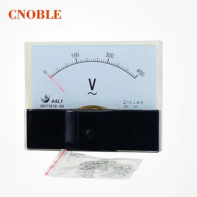 450V Pointer Type AC Voltage Meter Head 44L1 Analog Meter Mechanical Header 100*80*35mm
450V Pointer Type AC Voltage Meter Head 44L1 Analog Meter Mechanical Header 100*80*35mm