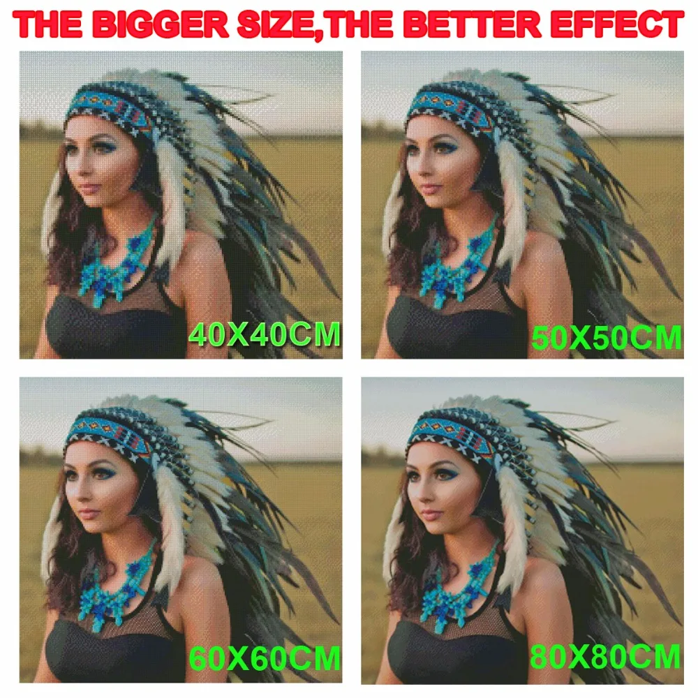 REALSHINING 3D Diy Diamond Painting Indians Wolf Feather Mosaic 5D Cross Stitch Full Square Diamond Embroidery Home Decor FS1738
REALSHINING 3D Diy Diamond Painting Indians Wolf Feather Mosaic 5D Cross Stitch Full Square Diamond Embroidery Home Decor FS1738