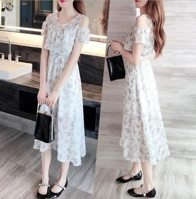 Women Off shoulder Print Dress Summer High Quality Elegant O-neck Female Party Beach Long Dresses
Women Off shoulder Print Dress Summer High Quality Elegant O-neck Female Party Beach Long Dresses