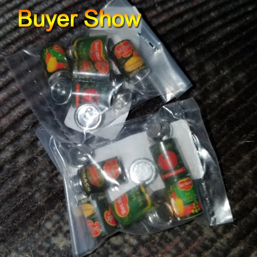 Dongzhur 1:12 Doll House Accessories simulation Miniature Mini Canned Fruit 5 Cans Model Food Play Kitchen scene decoration
Dongzhur 1:12 Doll House Accessories simulation Miniature Mini Canned Fruit 5 Cans Model Food Play Kitchen scene decoration