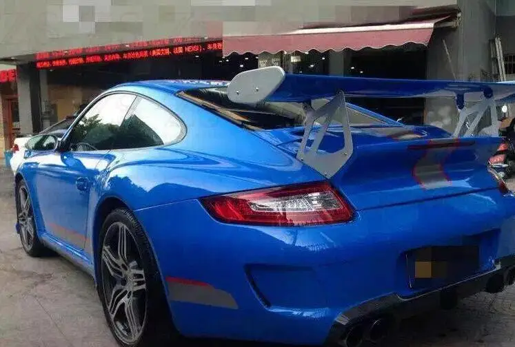 Карбоновое волокно заднее крыло заднего багажника спойлер подходит для Porsche Carrera