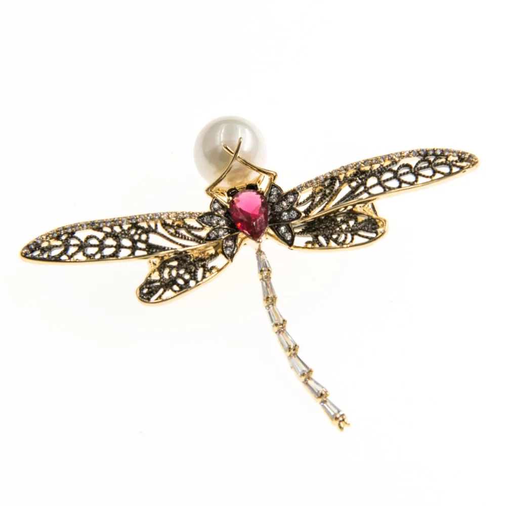 Pretty Crystal Cubic Zirconia Dragonfly Brooch Broach Pin Pendant Women Jewelry Accessories HR04047
Pretty Crystal Cubic Zirconia Dragonfly Brooch Broach Pin Pendant Women Jewelry Accessories HR04047