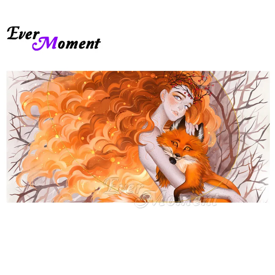 Ever Moment Diamond Painting Long Hair Girl Fox Picture Of Rhinestone Mosaic Full Square Drill Diamond Embroidery Decor S2F2132
Ever Moment Diamond Painting Long Hair Girl Fox Picture Of Rhinestone Mosaic Full Square Drill Diamond Embroidery Decor S2F2132
