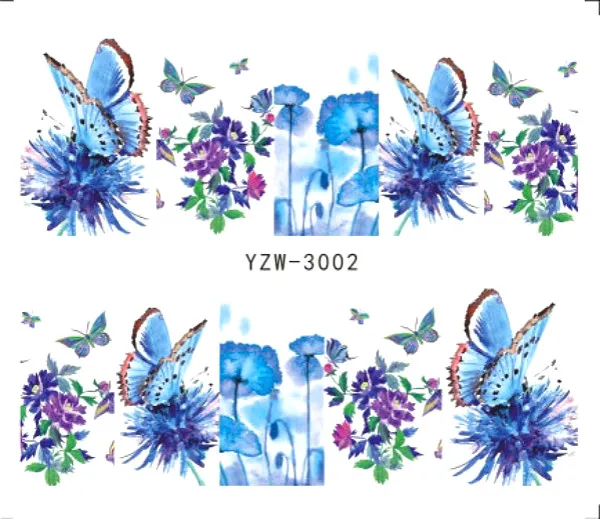 Nail Art Butterfly Stickers Cute Watercolor Flowers Manicure Nailart Water Decals Blue Supplies Simple Nail Design Spring
Nail Art Butterfly Stickers Cute Watercolor Flowers Manicure Nailart Water Decals Blue Supplies Simple Nail Design Spring