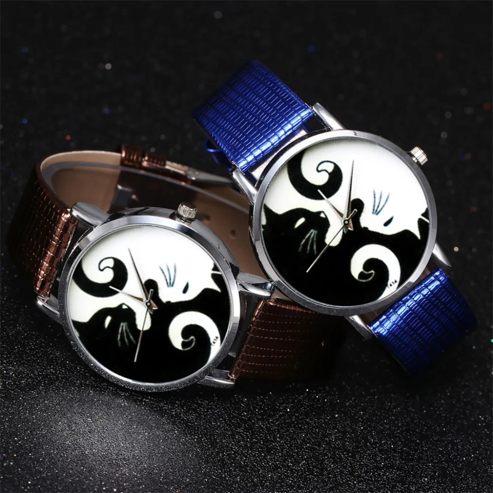 ZHOULIANFA Brand New Quartz Watch Women Leather Strap Korean Lady Student Watch Cat Print Quartz Wrist Watch Gift Clock Reloj Fi
ZHOULIANFA Brand New Quartz Watch Women Leather Strap Korean Lady Student Watch Cat Print Quartz Wrist Watch Gift Clock Reloj Fi