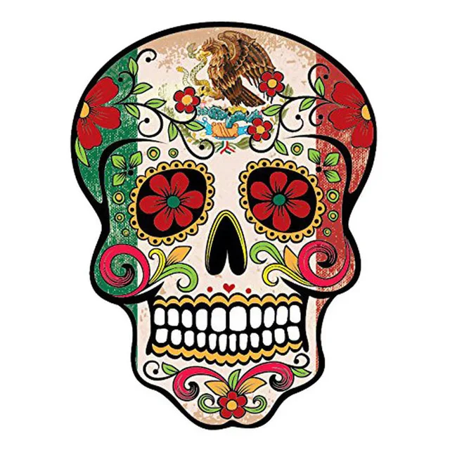 Yawlooc 3D Sticker 15x11CM Punisher Skull Reflective Personalized Car Stickers Motorcycle Decals 12 Style | Автомобили и