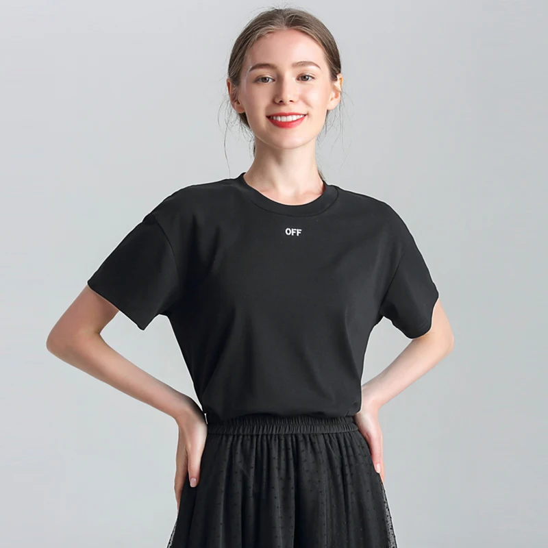 Korean Fashion Letter Black White t shirt Women Summer 100% Cotton Short Sleeve Loose Style t-shirt Tops Schoolgirl Streetwear
Korean Fashion Letter Black White t shirt Women Summer 100% Cotton Short Sleeve Loose Style t-shirt Tops Schoolgirl Streetwear