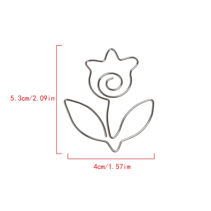 Flower Metal Paper Clips Pin Book Bookmark Memo Clip Office School Stationery W30
Flower Metal Paper Clips Pin Book Bookmark Memo Clip Office School Stationery W30