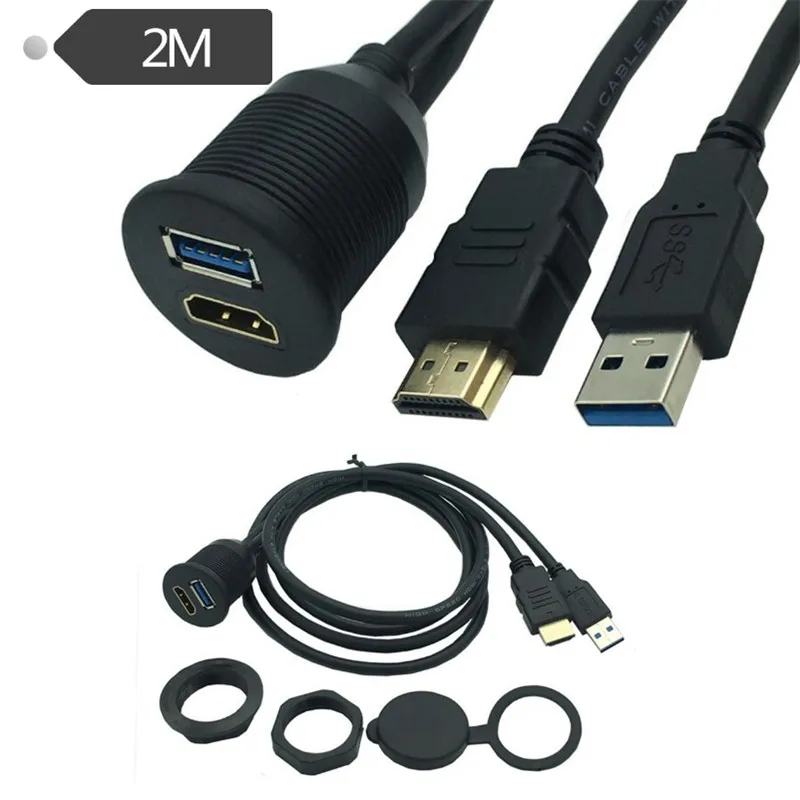 Удлинительный кабель со штыревыми соединителями USB 3,0 и разъемами HDMI для автомобилей, лодок и мотоциклов 1 м/2 м
Удлинительный кабель со штыревыми соединителями USB 3,0 и разъемами HDMI для автомобилей, лодок и мотоциклов 1 м/2 м