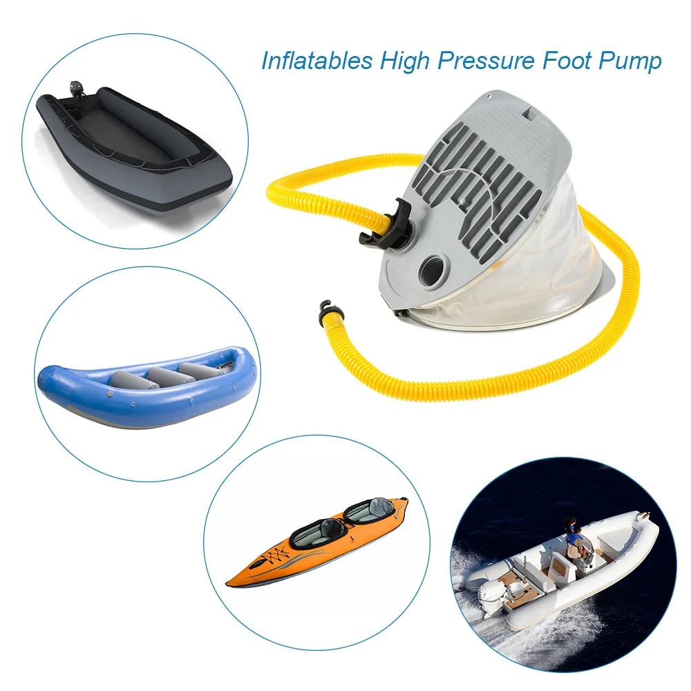 Foot Pump for Inflatable Boat Kayak Catamaran SUP Board Drifting Boat 3L / 5L High Pressure Foot Pump Air Pump with Hose Adaptor
Foot Pump for Inflatable Boat Kayak Catamaran SUP Board Drifting Boat 3L / 5L High Pressure Foot Pump Air Pump with Hose Adaptor