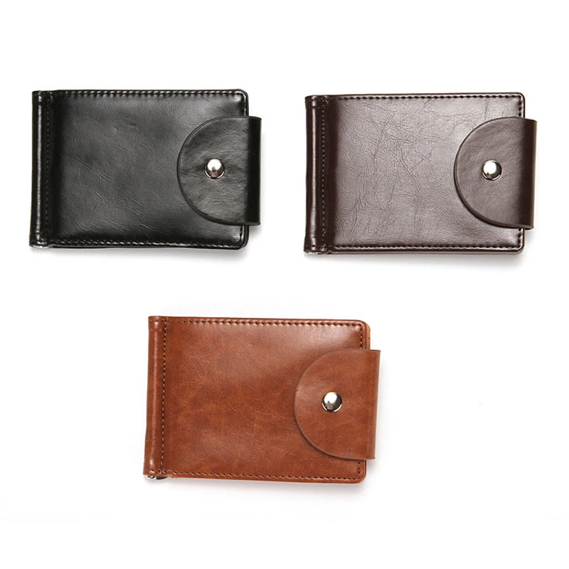 BONAMIE Men Wallet Vintage Short Money Clip Wallet Metal Leather Slim Male Organizer Minimalist Carteras Hombre New Card Purses
BONAMIE Men Wallet Vintage Short Money Clip Wallet Metal Leather Slim Male Organizer Minimalist Carteras Hombre New Card Purses