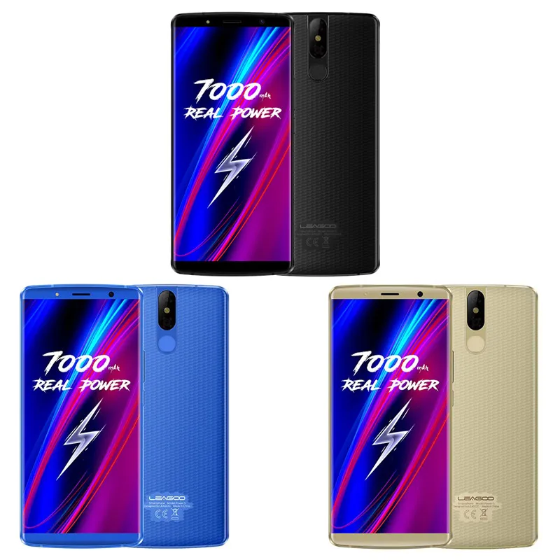 Мобильный телефон LEAGOO POWER 5 6 ГБ+64 ГБ Android 8.1 99 дюймовый экран FHD+ MT6763V восемь ядер 7000