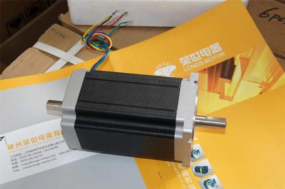1pcs Nema 34 Dual shaft stepper motor 1600 oz.in CNC 34HS5435C-02B2 -- longs motor
1pcs Nema 34 Dual shaft stepper motor 1600 oz.in CNC 34HS5435C-02B2 -- longs motor
