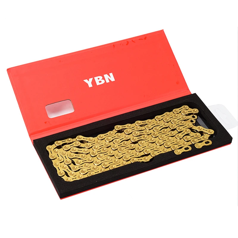 Сверхлегкая цепь для горного велосипеда YBN, прочная Золотая полуполая цепь для горного велосипеда, запчасти для шоссейного велосипеда, скор...
Сверхлегкая цепь для горного велосипеда YBN, прочная Золотая полуполая цепь для горного велосипеда, запчасти для шоссейного велосипеда, скор...