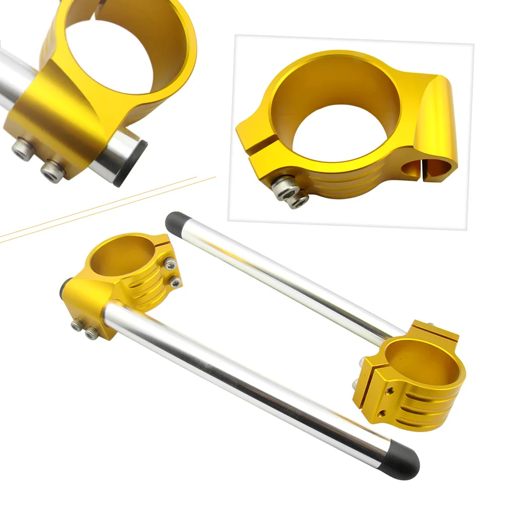 53mm Motorcycle Handlebar Fork Tube Clip-ons Handle Bar For Ducati Aprilia Universal CNC Aluminum
53mm Motorcycle Handlebar Fork Tube Clip-ons Handle Bar For Ducati Aprilia Universal CNC Aluminum