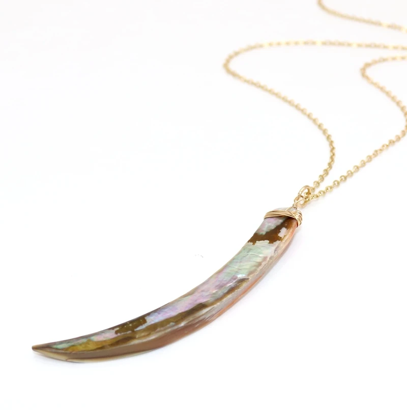 Beach Summer Individuality Long Shell Horn Pendant Necklace Women Gift Fashion Jewelry Wholesale
Beach Summer Individuality Long Shell Horn Pendant Necklace Women Gift Fashion Jewelry Wholesale