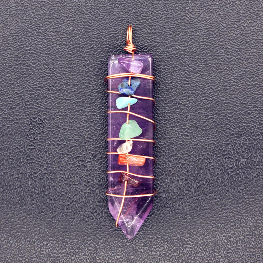 100-Unique Classic Rose Gold Color Wire Wrap Sword Shape Pendant Natural Purple Amethysts Jewelry
100-Unique Classic Rose Gold Color Wire Wrap Sword Shape Pendant Natural Purple Amethysts Jewelry