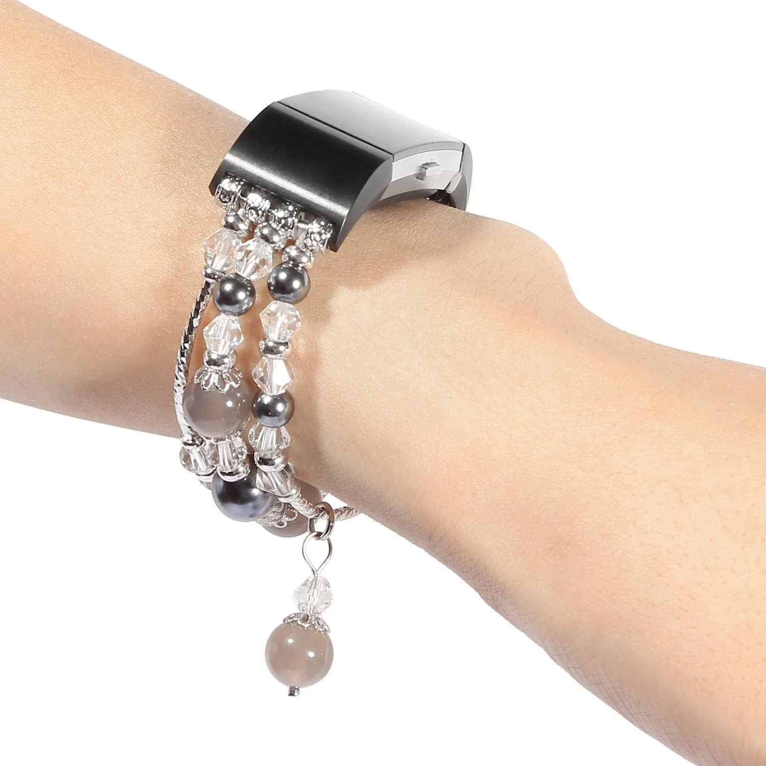Fitbit Charge 2 Band Luxury Women's Pearl Agate Stretch Bracelet for Fitbit Charge 2 Strap Replacement Wristband Belt
Fitbit Charge 2 Band Luxury Women's Pearl Agate Stretch Bracelet for Fitbit Charge 2 Strap Replacement Wristband Belt