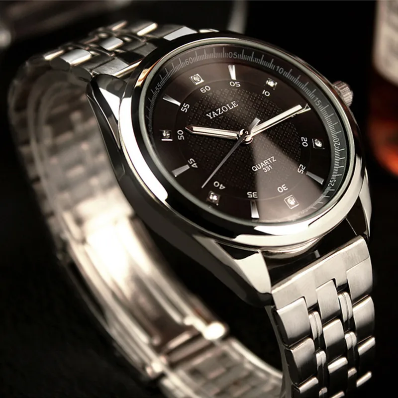 YAZOLE Men's Watch Men Top Brand Luxury Fashion Business Watches Stainless Steel Sport Quartz Watch Clock relogio masculino
YAZOLE Men's Watch Men Top Brand Luxury Fashion Business Watches Stainless Steel Sport Quartz Watch Clock relogio masculino