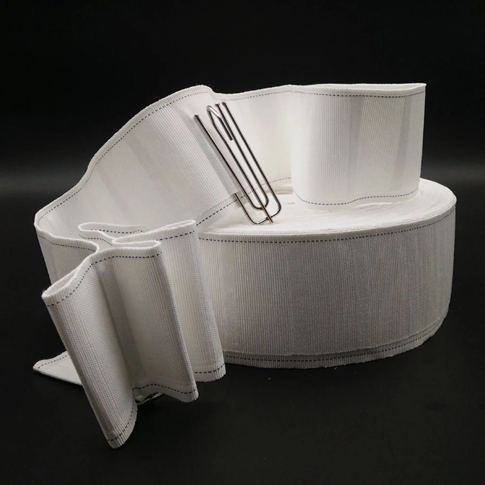 5 Meters Curtain hooks cloth tape curtain tape accessories white ribbon tape thickening encryption
5 Meters Curtain hooks cloth tape curtain tape accessories white ribbon tape thickening encryption