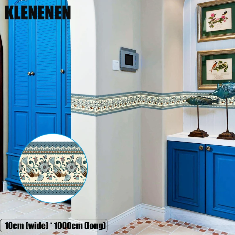 KLG-015 Self-adhesive Wallpaper Decor Wall Sticker Waistline Stickers PVC Waist Line Bathroom kitchen Tile Stickers wallpaper
KLG-015 Self-adhesive Wallpaper Decor Wall Sticker Waistline Stickers PVC Waist Line Bathroom kitchen Tile Stickers wallpaper