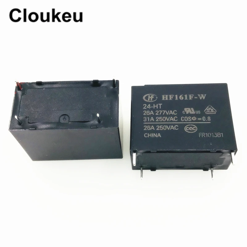 Фото HF161F W 24 HT 24V 31A Relay DIP4|Реле| |