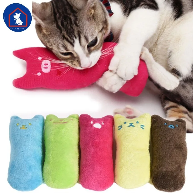 Милая Подушка с царапинами Crazy Cat Kicker Catnip игрушка Зубы шлифовальные