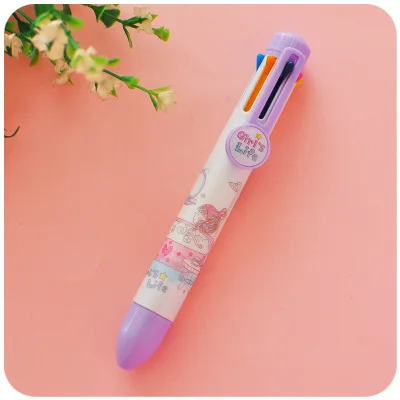 Multi-color ballpoint pen multicolour girl's life retractable pen 0.7mm ballpoint pen
Multi-color ballpoint pen multicolour girl's life retractable pen 0.7mm ballpoint pen